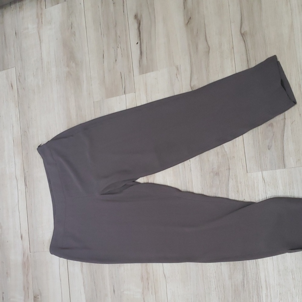 Eileen Fisher Silk Slim Ankle Pant in Rye *NWT* - Picture 2 of 6